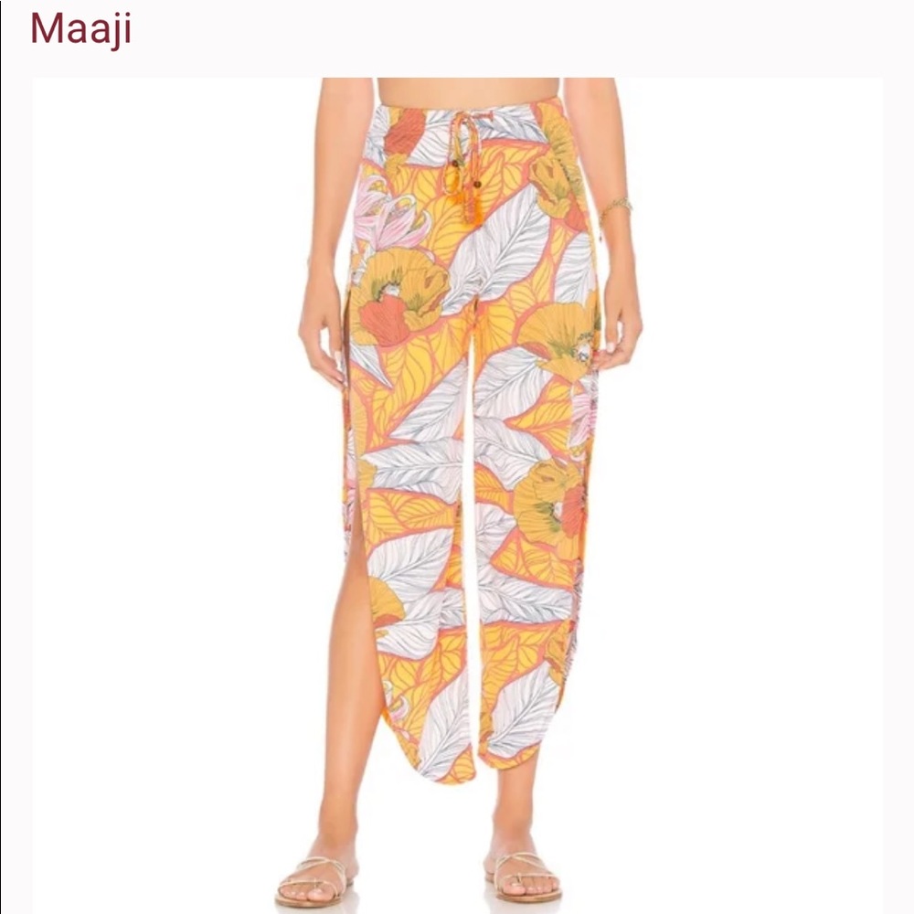 Revolve x Maaji Floral Print Side Slit Lounge Pants